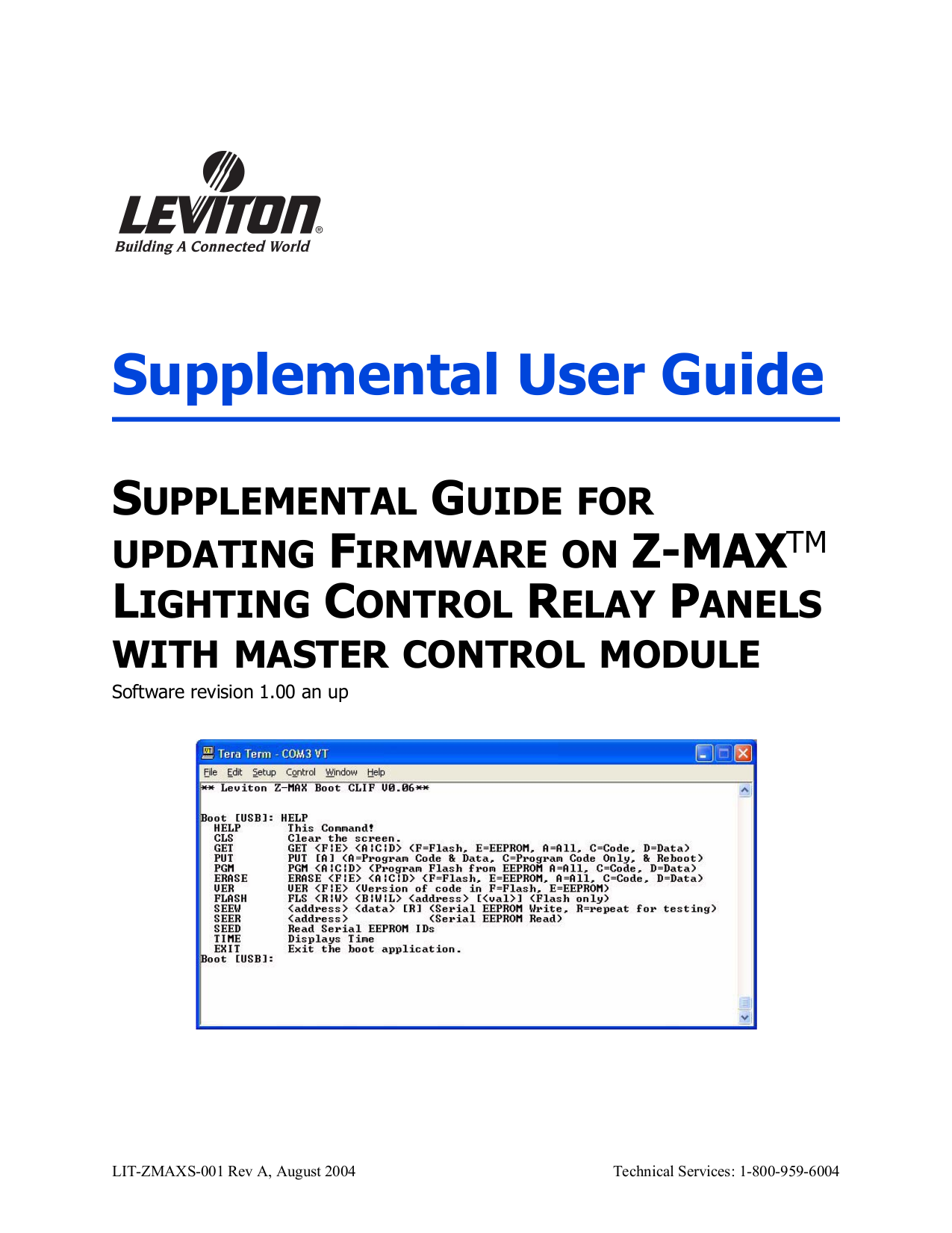 Leviton Zmax Lighting Control Panel Shelly Lighting